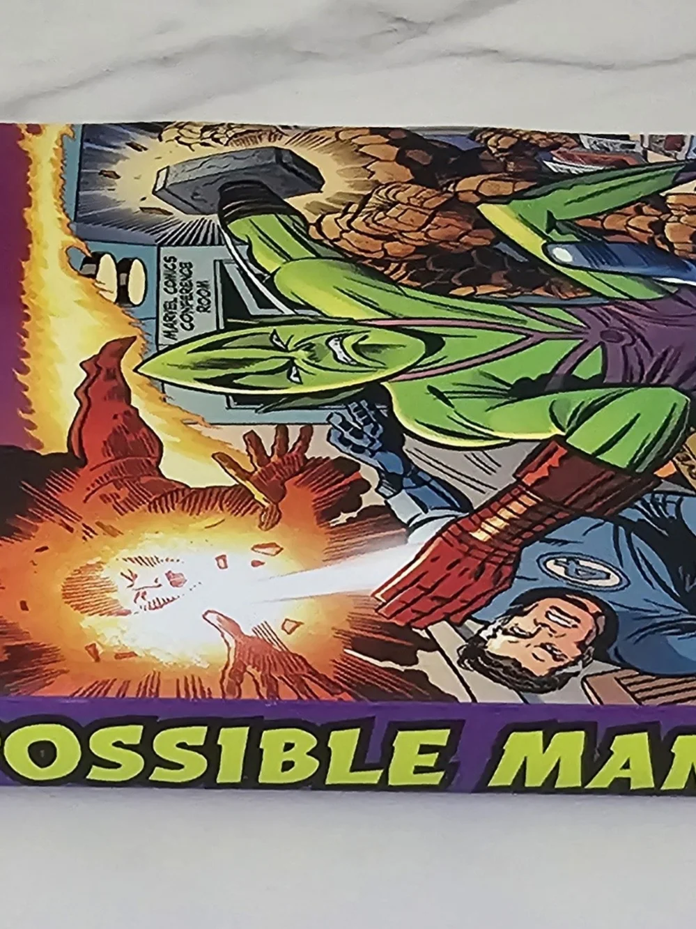 Marvel Impossible Man Graphic Novel - Purple & Green Cover